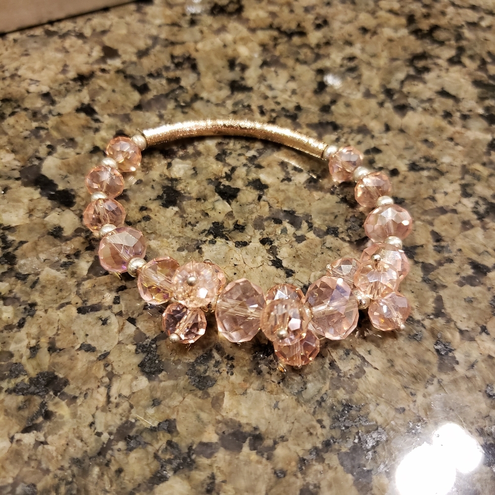 2/$25 Handmade Pink Bracelet
